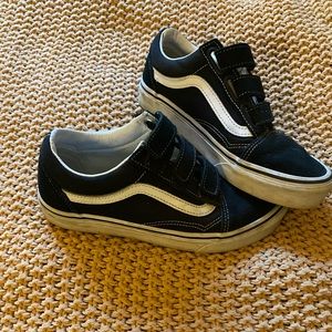 Women’s Black Velcro Vans